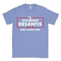 Colony Blue desantis governor keep florida free Classic Tee - artisFamous