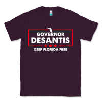 Plum desantis governor keep florida free Classic Tee - artisFamous