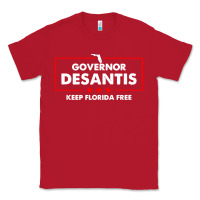 Red desantis governor keep florida free Classic Tee - artisFamous
