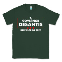 Sports Green desantis governor keep florida free Classic Tee - artisFamous