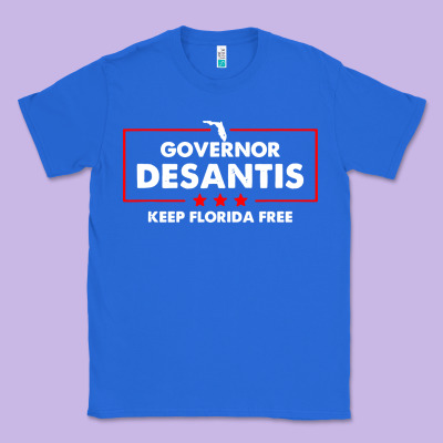 Desantis Governor Keep Florida Free Classic Tee Designed By Artisfamous
