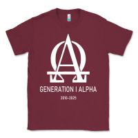 Burgundy generation alpha Classic Tee - artisFamous