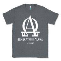 Charcoal Heather generation alpha Classic Tee - artisFamous