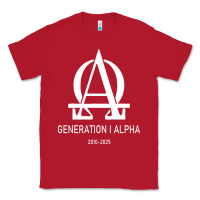 Red generation alpha Classic Tee - artisFamous