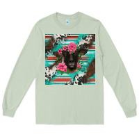 Matcha western suffolk ewe Long Sleeve Tee - BarkalooDesign