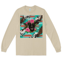 Mushroom western suffolk ewe Long Sleeve Tee - BarkalooDesign