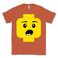 Copper surprised expression lego head Classic Tee - artisFamous