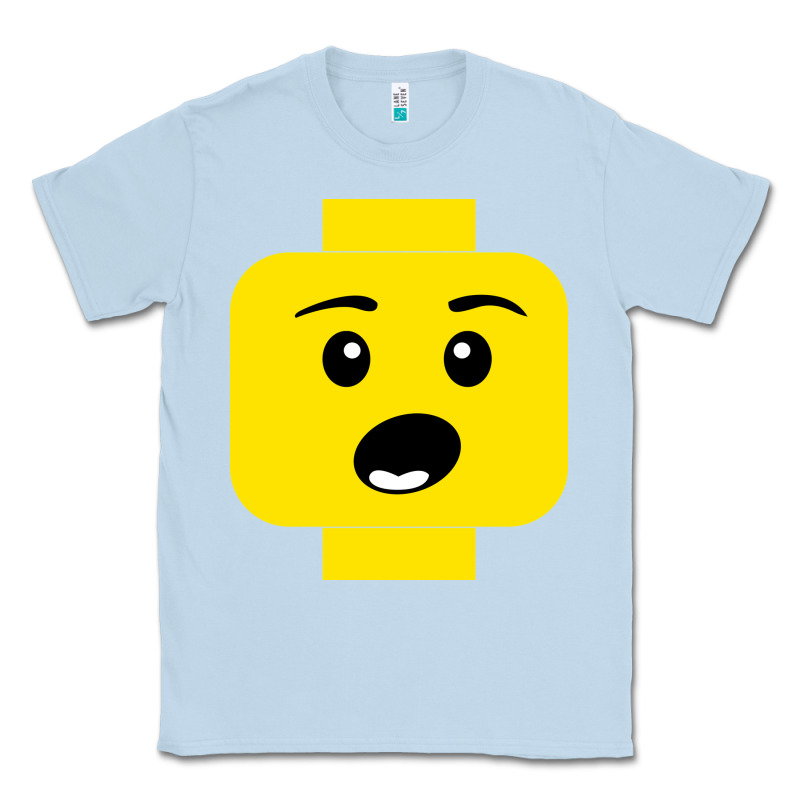 Surprised Expression Lego Head Classic Tee by artisFamous | Teevron