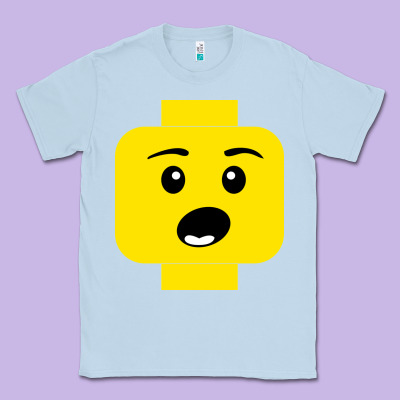 Surprised Expression Lego Head Classic Tee Designed By Artisfamous