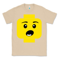 Mushroom surprised expression lego head Classic Tee - artisFamous