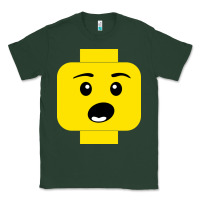 Sports Green surprised expression lego head Classic Tee - artisFamous