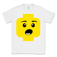 White surprised expression lego head Classic Tee - artisFamous