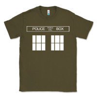 Army Green the blue box t shirt doctor doc dalek bbc bow tie tv tenth eleventh wh Classic Tee - artisFamous