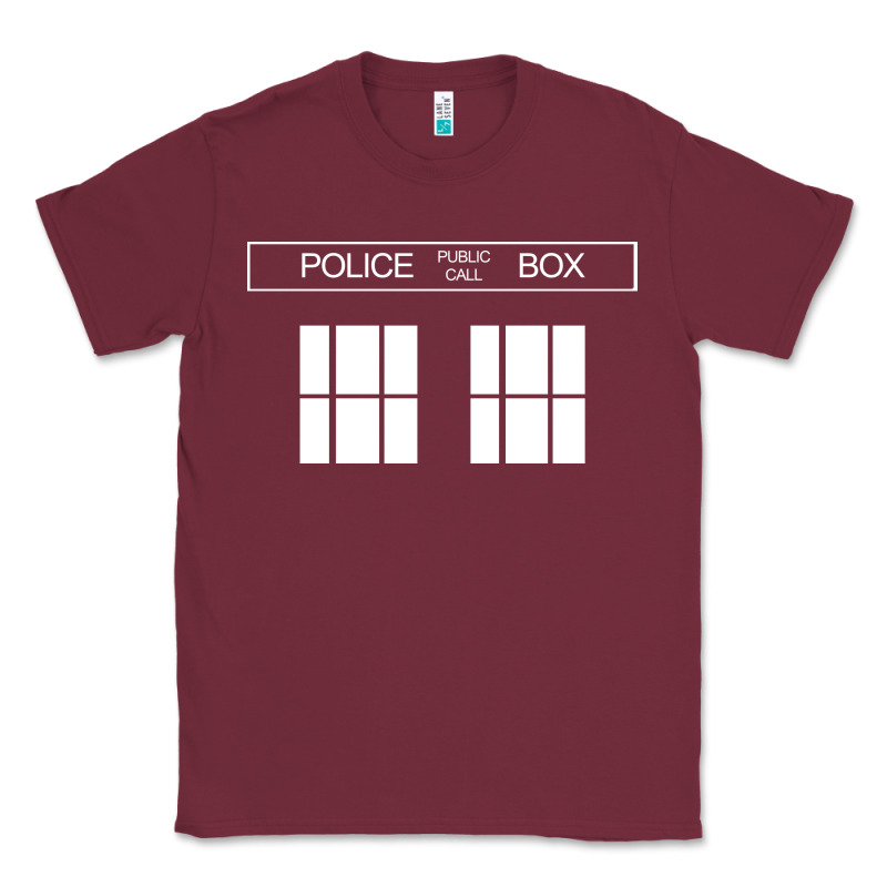 The Blue Box T Shirt Doctor Doc Dalek Bbc Bow Tie Tv Tenth Eleventh Wh Classic Tee by artisFamous | Teevron