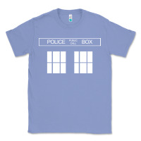 Colony Blue the blue box t shirt doctor doc dalek bbc bow tie tv tenth eleventh wh Classic Tee - artisFamous