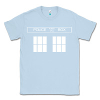 Dusty Blue the blue box t shirt doctor doc dalek bbc bow tie tv tenth eleventh wh Classic Tee - artisFamous