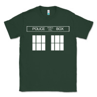 Sports Green the blue box t shirt doctor doc dalek bbc bow tie tv tenth eleventh wh Classic Tee - artisFamous