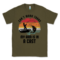 Army Green dad fishing Classic Tee - artisFamous