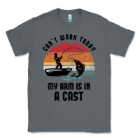 Charcoal Heather dad fishing Classic Tee - artisFamous