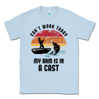 Dusty Blue dad fishing Classic Tee - artisFamous