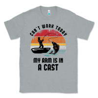 Heather Grey dad fishing Classic Tee - artisFamous