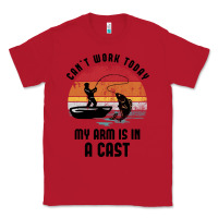 Red dad fishing Classic Tee - artisFamous