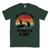 Sports Green dad fishing Classic Tee - artisFamous
