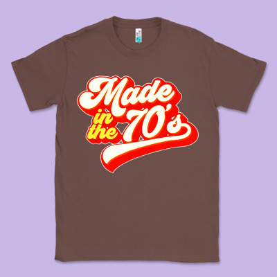 Made In The 70s Retro Classic Tee Designed By Artisfamous
