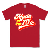 Red made in the 70s retro Classic Tee - artisFamous