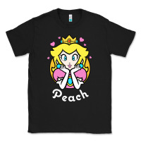 Black peach graphic Classic Tee - artisFamous