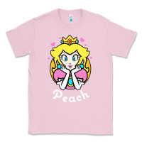 Bubblegum Pink peach graphic Classic Tee - artisFamous