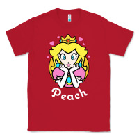 Red peach graphic Classic Tee - artisFamous