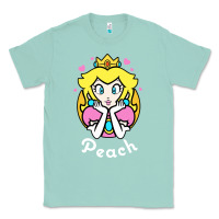 Seafoam peach graphic Classic Tee - artisFamous