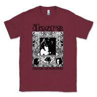 Burgundy the doors Classic Tee - artisFamous