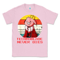 Bubblegum Pink retro style technoblade merch cosplay Classic Tee - artisFamous