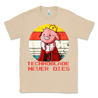 Mushroom retro style technoblade merch cosplay Classic Tee - artisFamous
