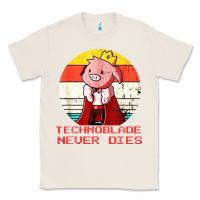 Natural retro style technoblade merch cosplay Classic Tee - artisFamous