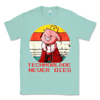 Seafoam retro style technoblade merch cosplay Classic Tee - artisFamous