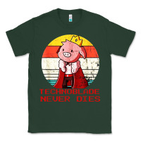 Sports Green retro style technoblade merch cosplay Classic Tee - artisFamous