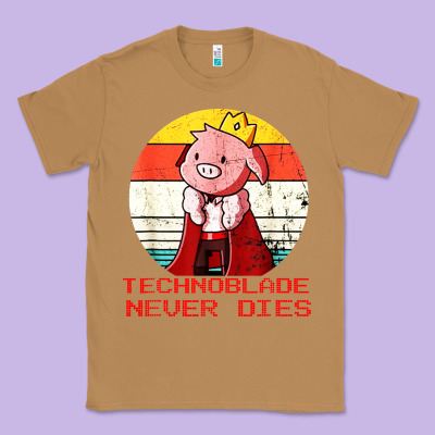Retro Style Technoblade Merch Cosplay Classic Tee Designed By Artisfamous