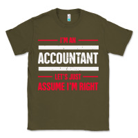 Army Green funny accounting design   gift for accountants Classic Tee - artisFamous