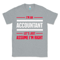 Heather Grey funny accounting design   gift for accountants Classic Tee - artisFamous