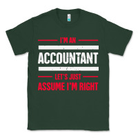 Sports Green funny accounting design   gift for accountants Classic Tee - artisFamous