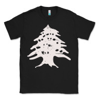 Black retro lebanon cedar  lebanese Classic Tee - artisFamous
