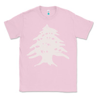 Bubblegum Pink retro lebanon cedar  lebanese Classic Tee - artisFamous
