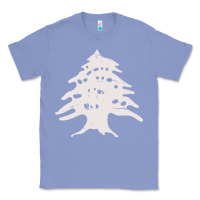 Colony Blue retro lebanon cedar  lebanese Classic Tee - artisFamous