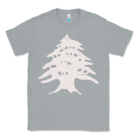 Heather Grey retro lebanon cedar  lebanese Classic Tee - artisFamous