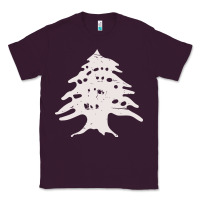 Plum retro lebanon cedar  lebanese Classic Tee - artisFamous