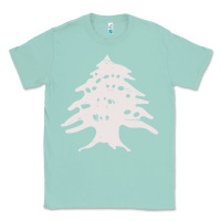 Seafoam retro lebanon cedar  lebanese Classic Tee - artisFamous