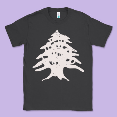 Retro Lebanon Cedar  Lebanese Classic Tee Designed By Artisfamous